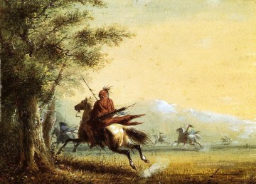 西部アメリカンインディアン 33 Oil Paintings